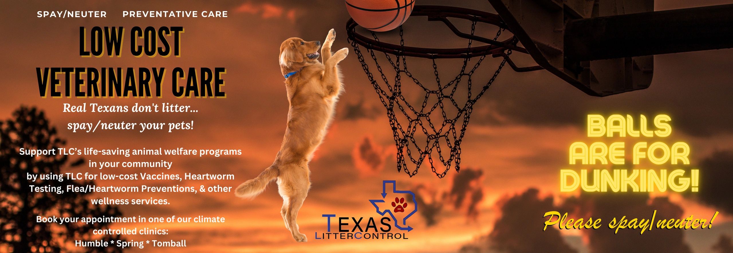 Texas Litter Control Low Cost Veterinarian Vaccinations